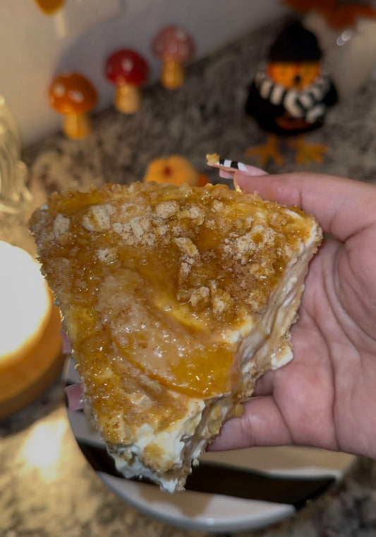 Peach Cobbler Cheesecake