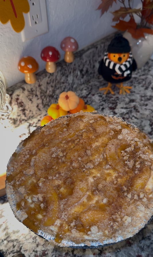 Peach Cobbler Cheesecake